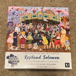 Carousel Party 1000-Piece Jigsaw Puzzle - Colorful Multicolor